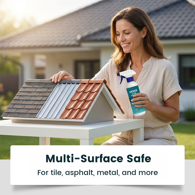 🌟LAST DAY BUY 2 GET 1 FREE!!🌧️ Multi-Surface Roof Moss & Algae Cleaner Spray – Spray, Rinse, and Watch It Shine! 🏠✨ Tough on moss, gentle on plants – a cleaner roof in minutes. 🌿💧