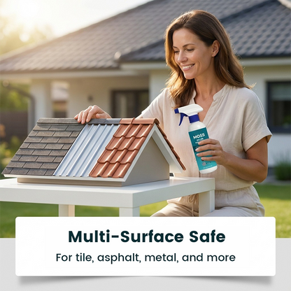 🌟LAST DAY BUY 2 GET 1 FREE!!🌧️ Multi-Surface Roof Moss & Algae Cleaner Spray – Spray, Rinse, and Watch It Shine! 🏠✨ Tough on moss, gentle on plants – a cleaner roof in minutes. 🌿💧