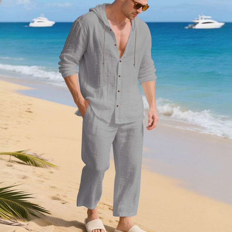 🔥2026 Hot Sale 50% Off🔥Breathable Linen Beachwear Outfit for Men