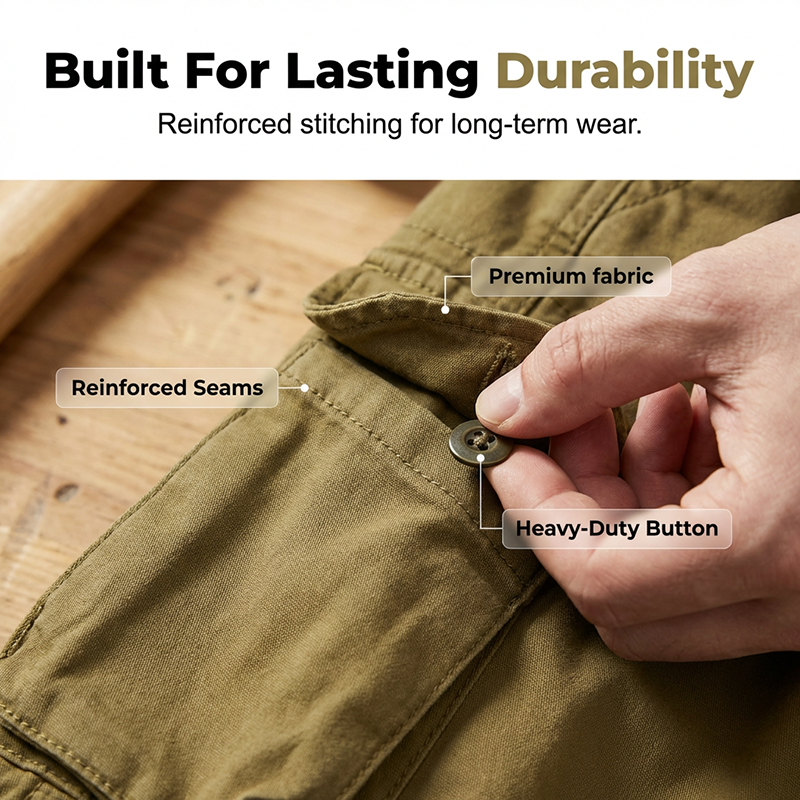 🥳2026 HOT SALE🥳💞50K+ SOLD!🌿✨ 50% OFF! Men's Retro Multi-Pocket Cargo Pants