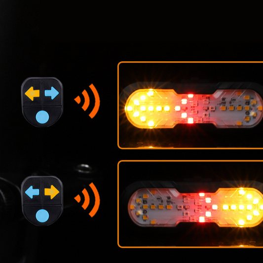 ⏰🔥LIMITED TIME 50% OFF! ✨Smart Bike Safety Light with Wireless Remote Control