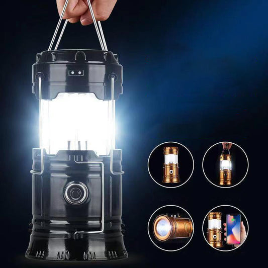 🔥LAST DAY SALE - 50% OFF🎁💡Solar Collapsible Portable LED Camping Lantern⚡