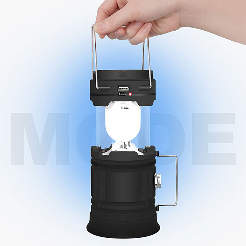 🔥LAST DAY SALE - 50% OFF🎁💡Solar Collapsible Portable LED Camping Lantern⚡