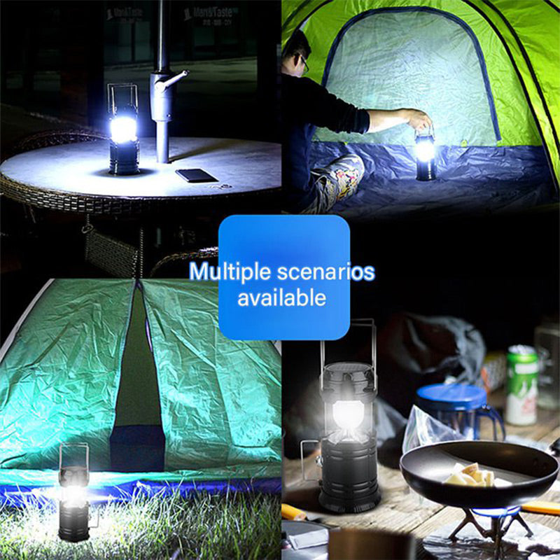 🔥LAST DAY SALE - 50% OFF🎁💡Solar Collapsible Portable LED Camping Lantern⚡