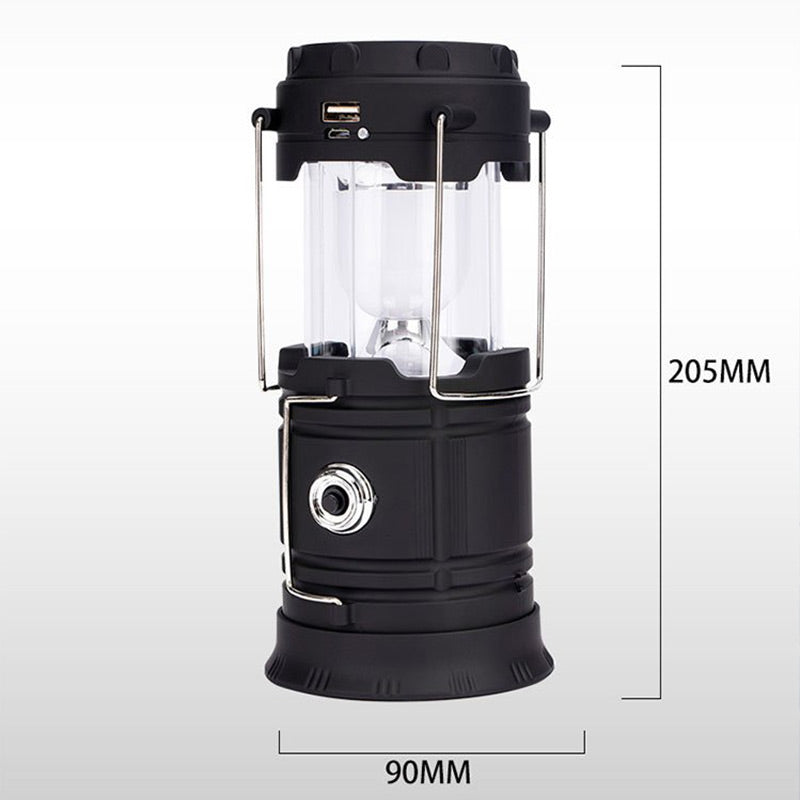 🔥LAST DAY SALE - 50% OFF🎁💡Solar Collapsible Portable LED Camping Lantern⚡