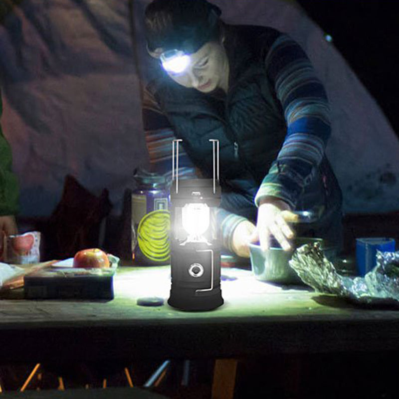 🔥LAST DAY SALE - 50% OFF🎁💡Solar Collapsible Portable LED Camping Lantern⚡