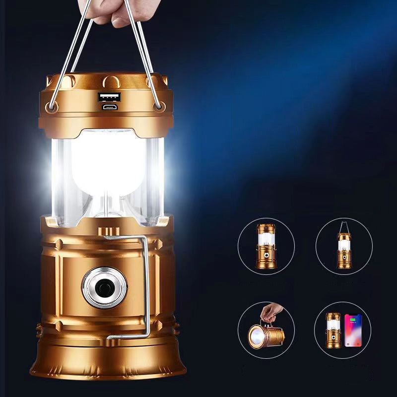 🔥LAST DAY SALE - 50% OFF🎁💡Solar Collapsible Portable LED Camping Lantern⚡