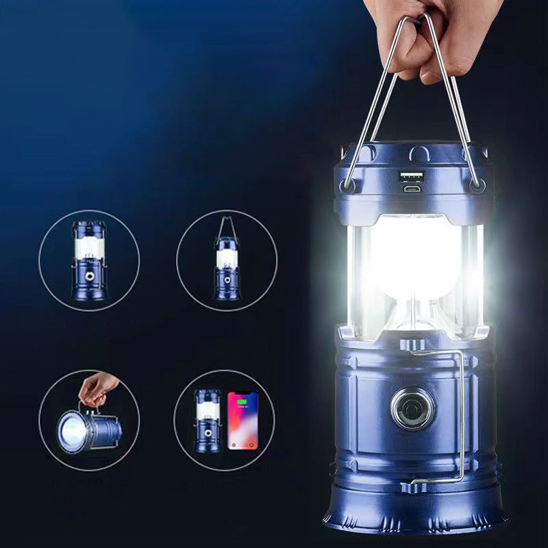 🔥LAST DAY SALE - 50% OFF🎁💡Solar Collapsible Portable LED Camping Lantern⚡