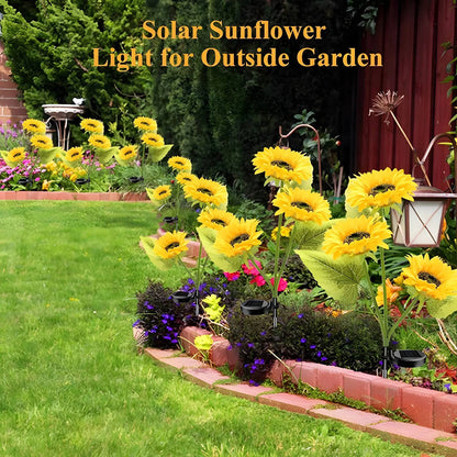Gardinea® Solar Sunflower LED Lights